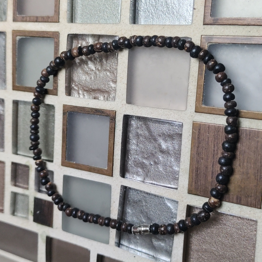 Vintage Wooden Beaded Ankle bracelet